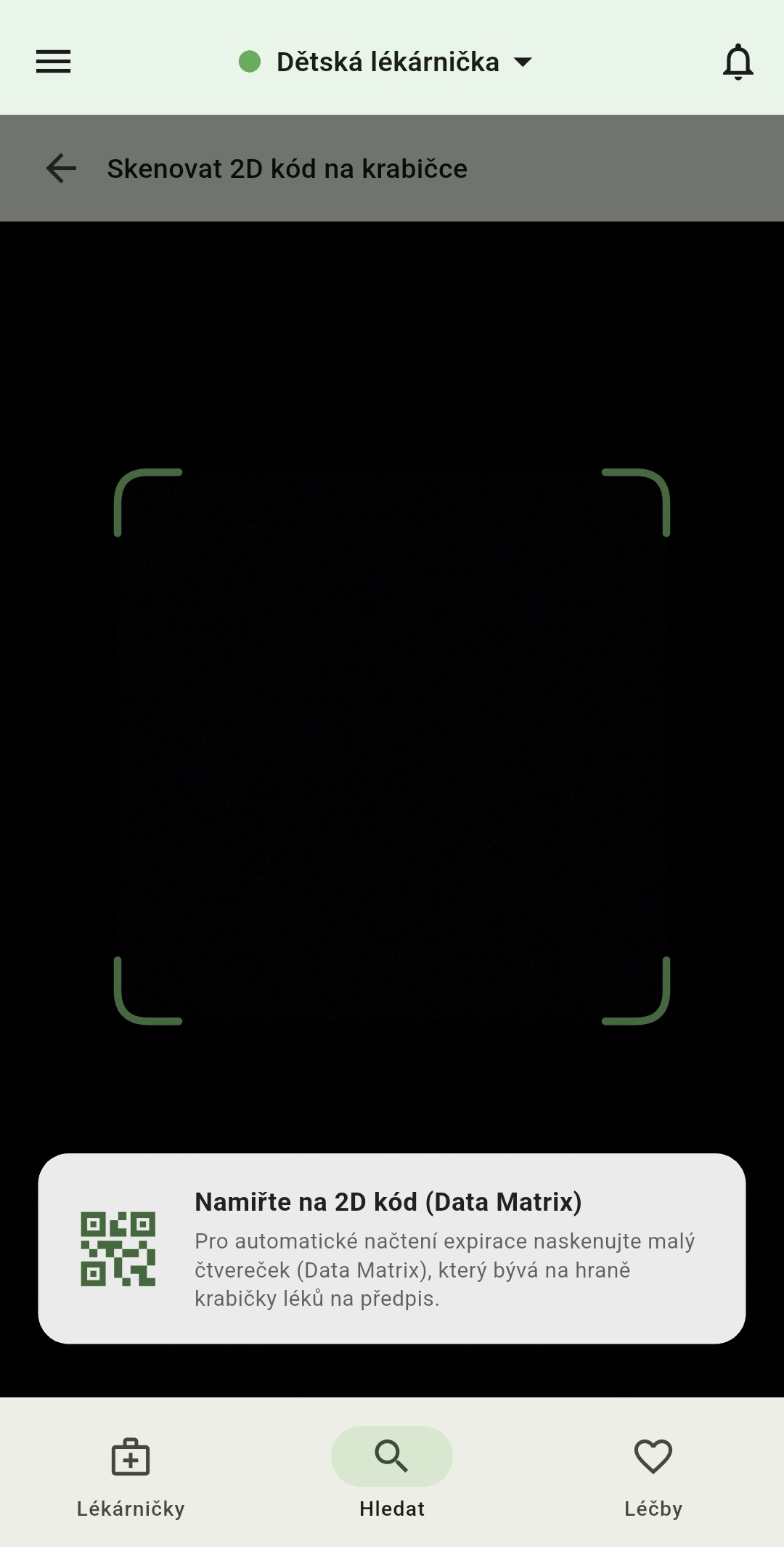 Skenování 2D kódu